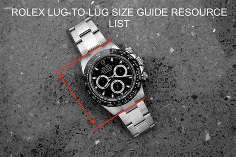 rolex 1500 lug to lug|rolex lug size chart.